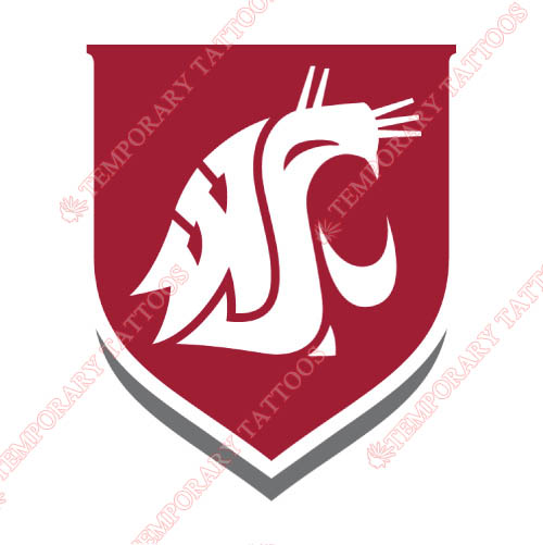 Washington State Cougars Customize Temporary Tattoos Stickers NO.6914
